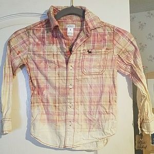 Kids Distressed Plaid